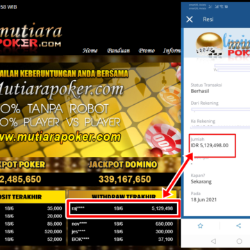 BUKTI TRANSFER 5.1 JUTA MEMBER BANDAR Q