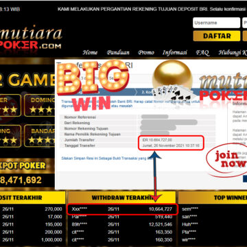 BUKTI TRANSFER 10.6 JUTA MEMBER BANDAR Q