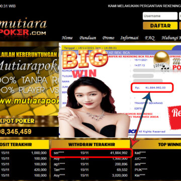 BUKTI TRANSFER 41.8 JUTA MEMBER BANDAR Q