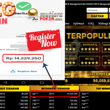 Bukti Withdraw ( 14.229.250 ) Member Setia Mutiarapoker