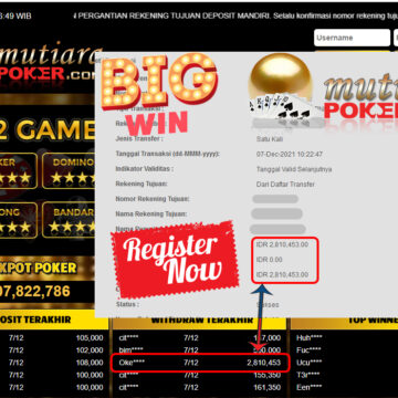 Bukti Withdraw ( 2.810.453 ) Member Setia Mutiarapoker