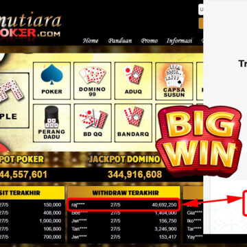 Bukti Withdraw ( 40.692.250.- ) Member Setia Mutiarapoker