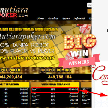 Bukti Withdraw ( 5.096.403.- ) Member Setia Mutiarapoker