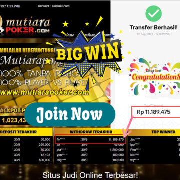 Bukti Withdraw (11.189.475- ) Member Setia Mutiarapoker