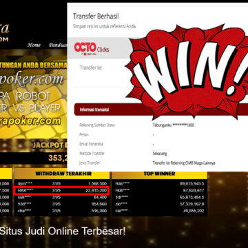 Bukti Withdraw (22.915.200 ) Member Setia Mutiarapoker