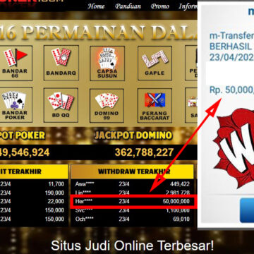 Bukti Withdraw ( 50.000.000,-) Member Setia Mutiarapoker