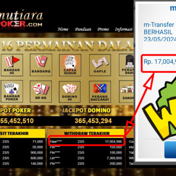 Bukti Withdraw ( 14.004.996,-) Member Setia Mutiarapoker