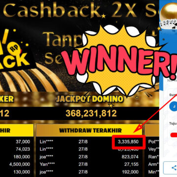 Bukti Withdraw ( 3.335.850,-) Member Setia Mutiarapoker