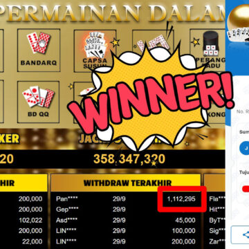 Bukti Withdraw ( 1.112.295,-) Member Setia Mutiarapoker