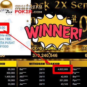 Bukti Withdraw ( 4.822.000,-) Member Setia Mutiarapoker