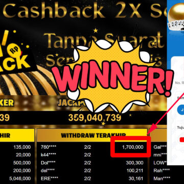 Bukti Withdraw ( 1.700.000,-) Member Setia Mutiarapoker