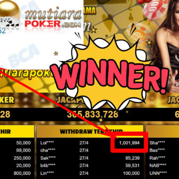 Bukti Withdraw ( 1.001.994,-) Member Setia Mutiarapoker Bukti Withdraw ( 1.001.994,-) Member Setia Mutiarapoker