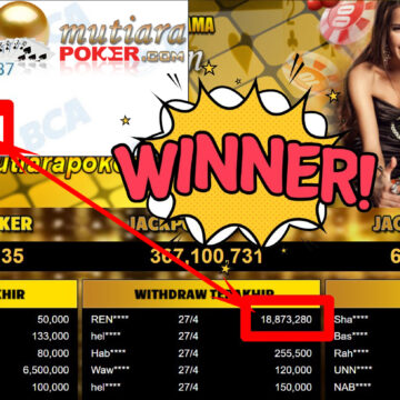 Bukti Withdraw ( 18.873.280,-) Member Setia Mutiarapoker Bukti Withdraw ( 18.873.280,-) Member Setia Mutiarapoker