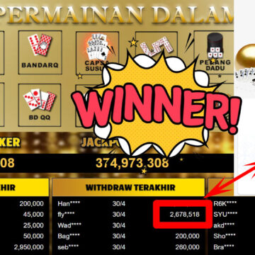 Bukti Withdraw ( 2.678.518,-) Member Setia Mutiarapoker Bukti Withdraw ( 2.678.518,-) Member Setia Mutiarapoker