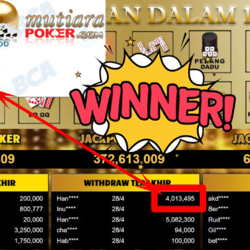Bukti Withdraw ( 4.013.495,-) Member Setia Mutiarapoker Bukti Withdraw ( 4.013.495,-) Member Setia Mutiarapoker