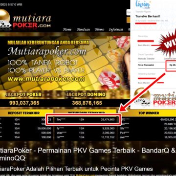 Bukti Withdraw ( 28,474,600,-) Member Setia Mutiarapoker