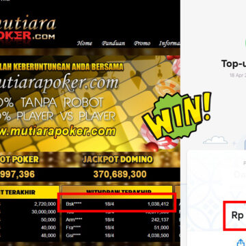 Bukti Withdraw (1,038,412,-) Member Setia Mutiarapoker
