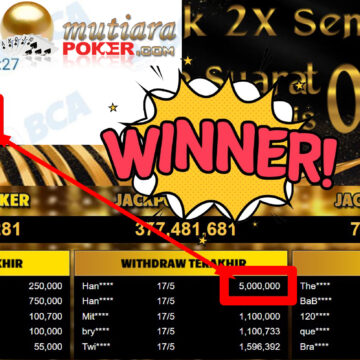Bukti Withdraw ( 5.000.000,- ) Member Setia Mutiarapoker