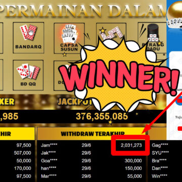 Bukti Withdraw ( 2.031.273,-) Member Setia MutiaraPoker