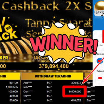 Bukti Withdraw ( 9.500.000,- ) Member Setia MutiaraPoker Bukti Withdraw ( 9.500.000,- ) Member Setia MutiaraPoker