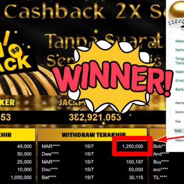Bukti Withdraw ( 1.250.000,- ) Member Setia MutiaraPoker Bukti Withdraw ( 1.250.000,- ) Member Setia MutiaraPoker