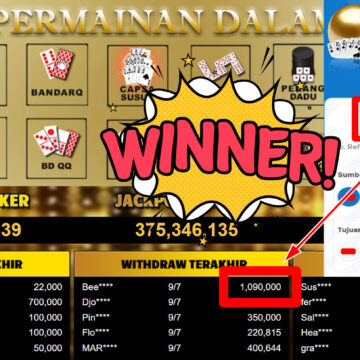 Bukti Withdraw ( 1.090.000,- ) Member Setia MutiaraPoker