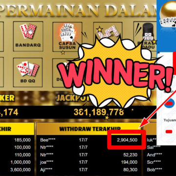 Bukti Withdraw ( 2.904.500,- ) Member Setia MutiaraPoker Bukti Withdraw ( 2.904.500,- ) Member Setia MutiaraPoker