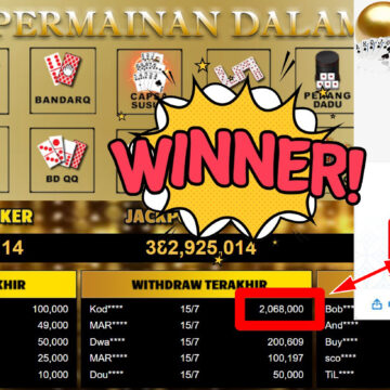 Bukti Withdraw ( 2.068.000,- ) Member Setia MutiaraPoker Bukti Withdraw ( 2.068.000,- ) Member Setia MutiaraPoker
