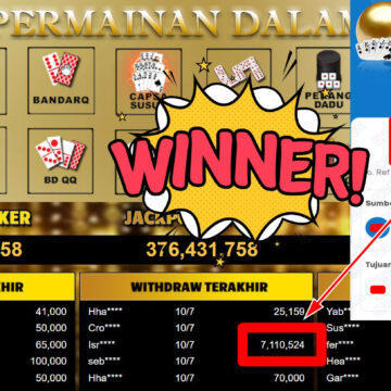 Bukti Withdraw ( 7.110.524,- ) Member Setia MutiaraPoker Bukti Withdraw ( 7.110.524,- ) Member Setia MutiaraPoker