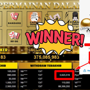 Bukti Withdraw ( 3.825.519,- ) Member Setia MutiaraPoker Bukti Withdraw ( 3.825.519,- ) Member Setia MutiaraPoker