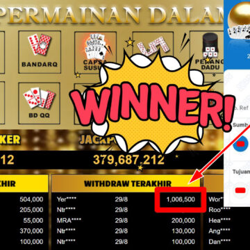 Bukti Withdraw ( 1.006.500,- ) Member Setia MutiaraPoker Bukti Withdraw ( 1.006.500,- ) Member Setia MutiaraPoker