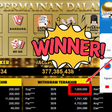 Bukti Withdraw ( 1.000.000,- ) Member Setia MutiaraPoker Bukti Withdraw ( 1.000.000,- ) Member Setia MutiaraPoker
