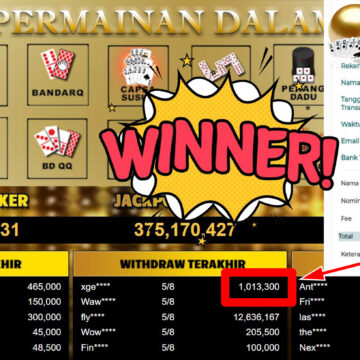 Bukti Withdraw ( 1.013.300,- ) Member Setia MutiaraPoker Bukti Withdraw ( 1.013.300,- ) Member Setia MutiaraPoker