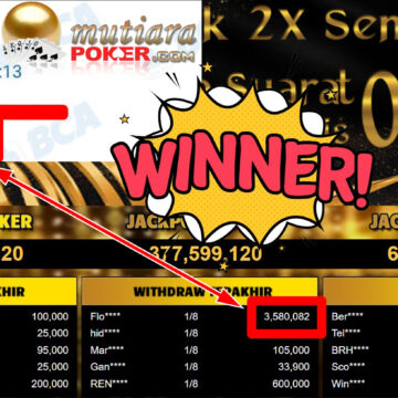Bukti Withdraw ( 3.580.082,- ) Member Setia MutiaraPoker Bukti Withdraw ( 3.580.082,- ) Member Setia MutiaraPoker