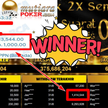 Bukti Withdraw ( 1.414.544,- ) Member Setia MutiaraPoker Bukti Withdraw ( 1.414.544,- ) Member Setia MutiaraPoker
