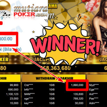 Bukti Withdraw ( 1.890.000,- ) Member Setia MutiaraPoker Bukti Withdraw ( 1.890.000,- ) Member Setia MutiaraPoker