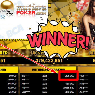 Bukti Withdraw ( 1.298.000,- ) Member Setia MutiaraPoker Bukti Withdraw ( 1.298.000,- ) Member Setia MutiaraPoker
