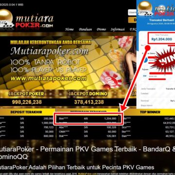 Bukti Withdraw ( 1,204,000,-) Member Setia Mutiarapoker