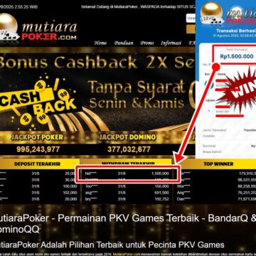Bukti Withdraw ( 1,500,000,-) Member Setia Mutiarapoker