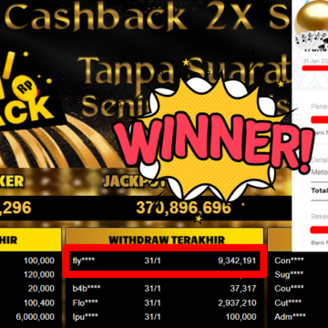 Bukti Withdraw ( 9.342.191,- ) Member Setia MutiaraPoker