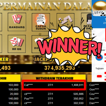 Bukti Withdraw ( 1.408.811,- ) Member Setia MutiaraPoker