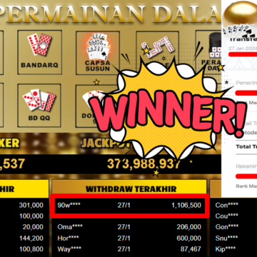 Bukti Withdraw ( 1.106.500,- ) Member Setia MutiaraPoker