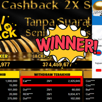 Bukti Withdraw ( 2.425.645,- ) Member Setia MutiaraPoker