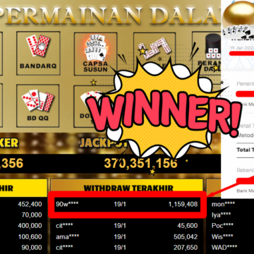 Bukti Withdraw ( 1.159.408,- ) Member Setia MutiaraPoker