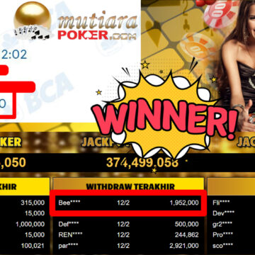 Bukti Withdraw ( 1.952.000,-) Member Setia Mutiarapoker