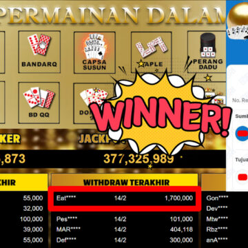 Bukti Withdraw ( 1.700.000,-) Member Setia Mutiarapoker