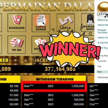 Bukti Withdraw ( 1.025.000,-) Member Setia Mutiarapoker
