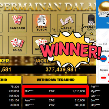Bukti Withdraw ( 1.015.068,-) Member Setia Mutiarapoker