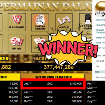 Bukti Withdraw ( 1.100.000,-) Member Setia Mutiarapoker