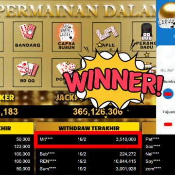 Bukti Withdraw ( 3.510.000,-) Member Setia Mutiarapoker